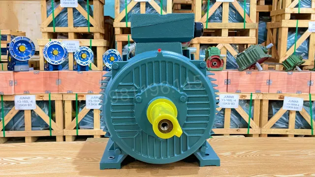 Góc phía sau của động cơ điện 3 pha 37kW 50Hp