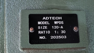 Hộp giảm tốc trục vít WPDS 120