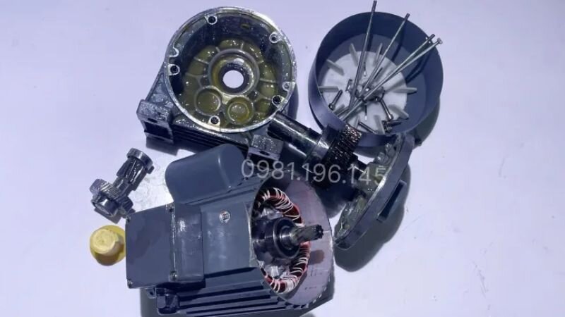 Cấu tạo của động cơ giảm tốc