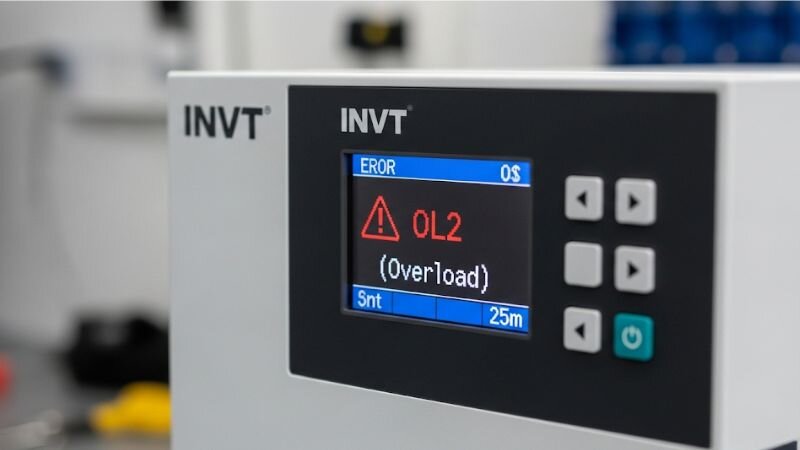 Biến tần INVT báo lỗi OL2 (Lỗi quá tải)