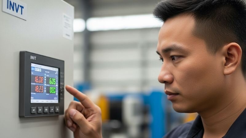Thao tác với thông số cài đặt biến tần INVT