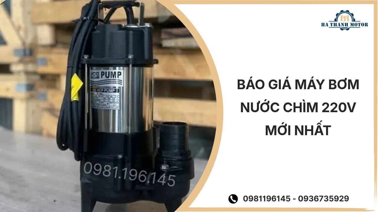 Báo giá máy bơm nước chìm 220V mới nhất %currentmonthyear%