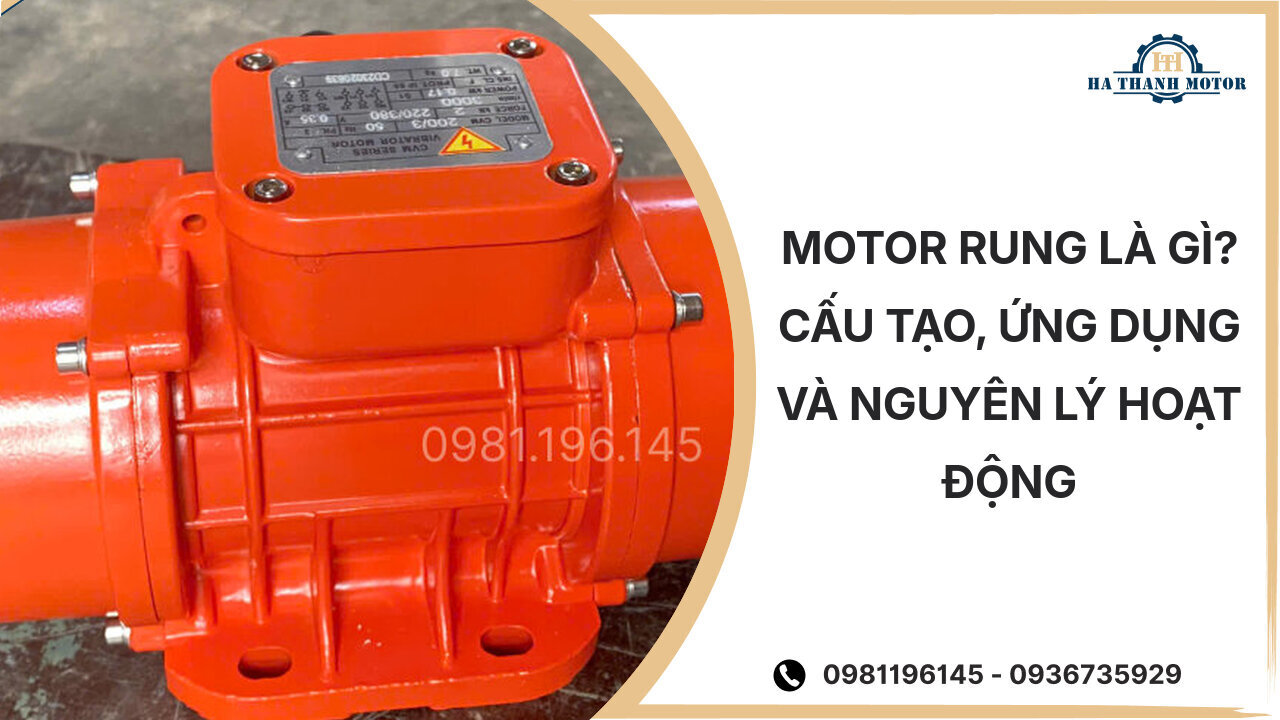 Motor rung là gì? Cấu tạo, ứng dụng và nguyên lý hoạt động