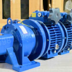 Hộp giảm tốc 3 cấp (2 UDL 2.2kW và 1 Cycloid X4)