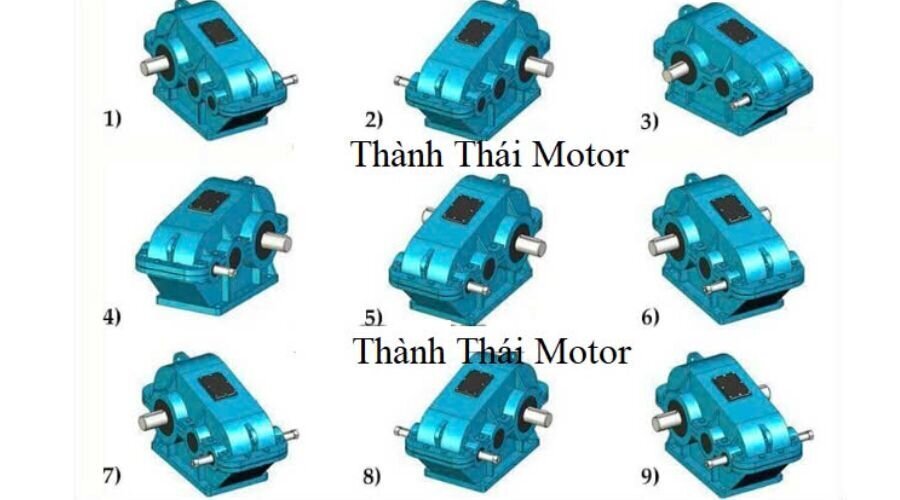 Phân loại sản phẩm hộp giảm tốc ZQ 1000