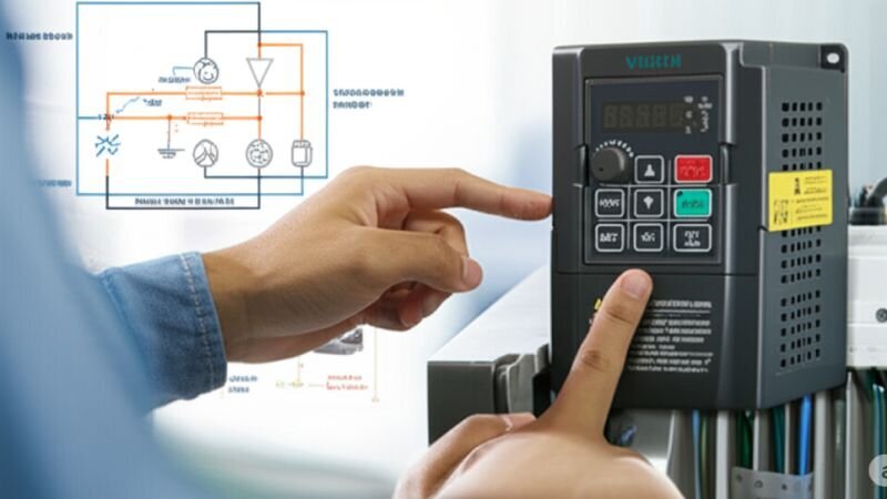 Đấu nối đúng cách là bước quan trọng trong quy trình cài đặt biến tần veichi