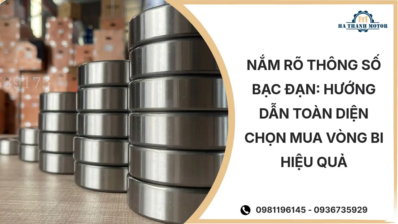 Nắm Rõ Thông Số Bạc Đạn: Hướng Dẫn Toàn Diện Chọn Mua Vòng Bi Hiệu Quả