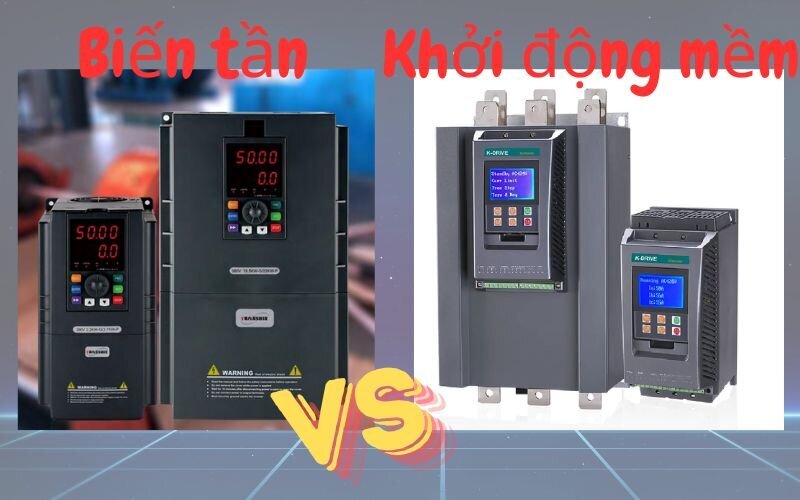 So sánh khởi động mềm và biến tần