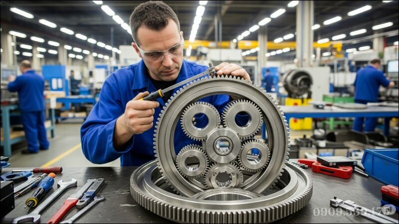 Bánh răng hành tinh ứng dụng phổ biến trong hộp số motor và hộp giảm tốc công nghiệp