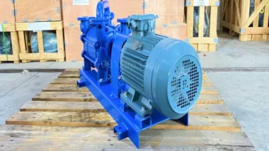 Bơm hút chân không 3.7kW 5Hp góc 3/4 mặt sau