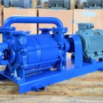 Bơm hút chân không 5.5kW 7.5Hp góc 3/4 mặt trước