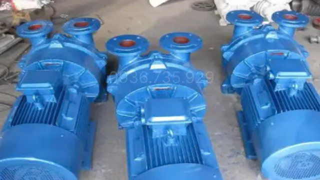 Bơm hút chân không đầu liền 4kW 5.5Hp góc chính diện