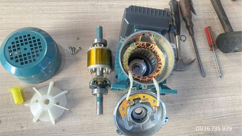 Cấu tạo và đặc điểm cơ bản của động cơ điện 1 pha