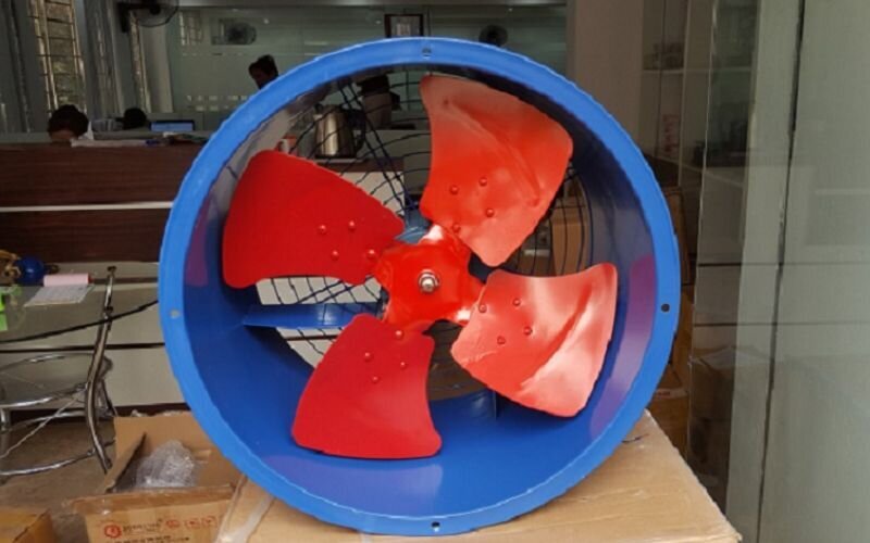 Cấu tạo của quạt hướng trục