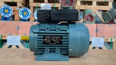 Động cơ điện 1 pha 0.55kW 0.75Hp góc nhìn bên hông