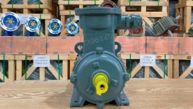 Góc nhìn đầu trục Động cơ phòng nổ 1.1kW 1.5Hp