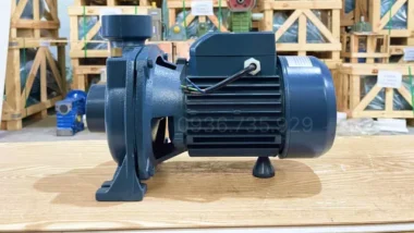 Góc nghiêng bên trái Máy bơm nước 1 pha 0.37kW 0.5Hp
