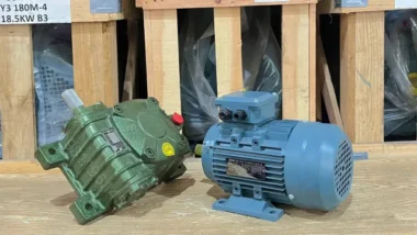 Góc nhìn tổng quan của motor giảm tốc WPX 70 0.55kW 0.75Hp
