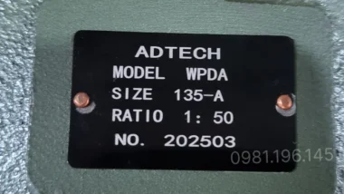 Tem hộp giảm tốc trục vít WPDA 135