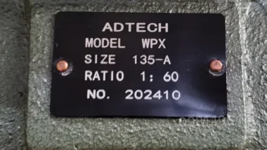 Tem của hộp giảm tốc trục vít WPX 135