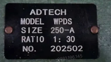 Tem hộp giảm tốc trục vít WPDS 250
