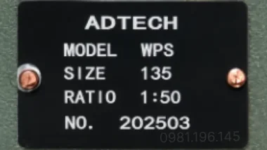 Tem hộp giảm tốc trục vít WPS 135