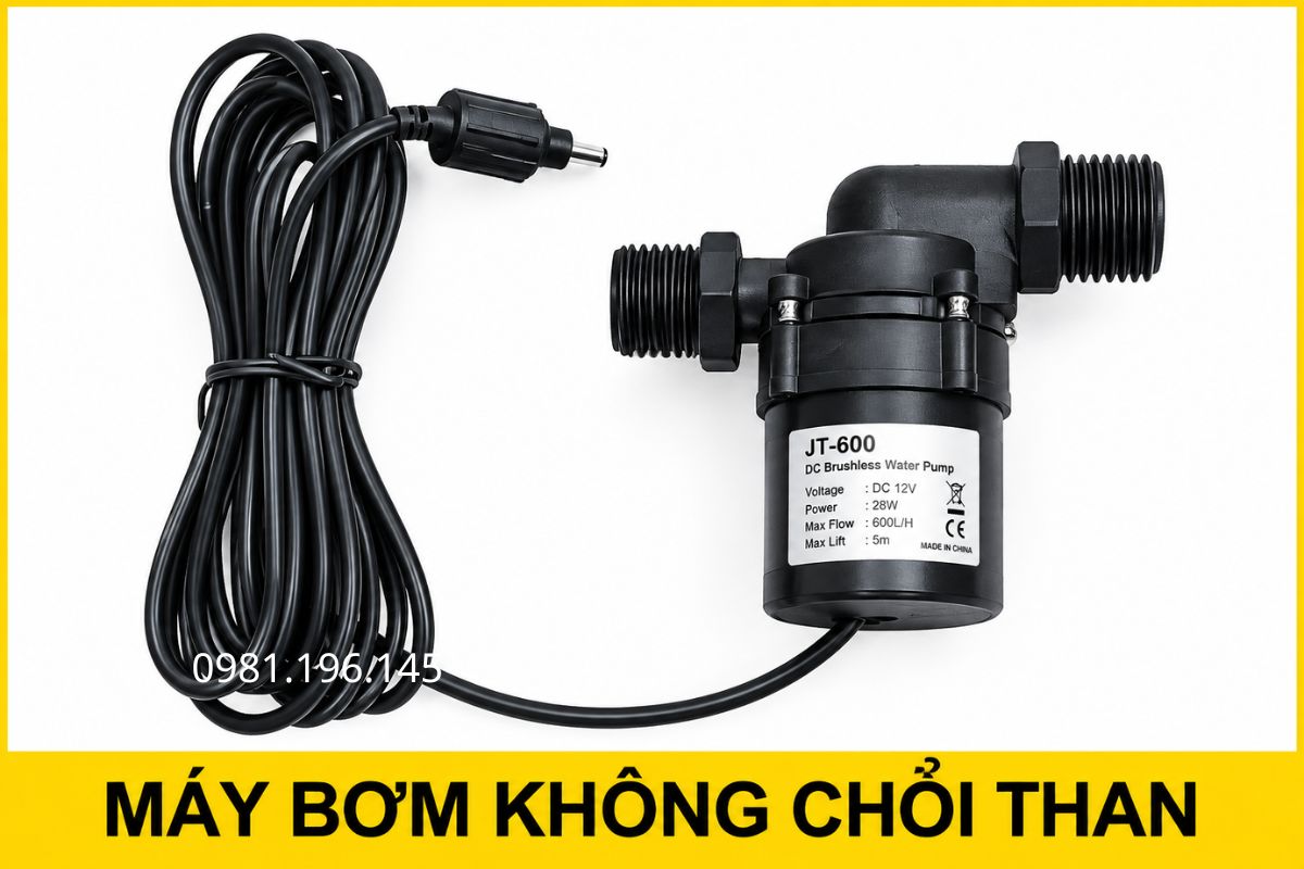 Máy bơm nước DC không chổi than sử dụng động cơ BLDC